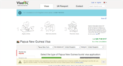 Desktop Screenshot of papua-new-guinea.visahq.co.uk