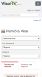 Mobile Screenshot of namibia.visahq.com.ng