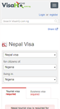 Mobile Screenshot of nepal.visahq.com.ng