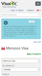 Mobile Screenshot of morocco.visahq.ca