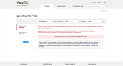 Desktop Screenshot of lithuania.visahq.in