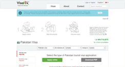 Desktop Screenshot of pakistan.visahq.ca