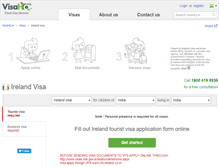 Tablet Screenshot of ireland.visahq.in