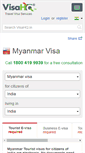 Mobile Screenshot of myanmar.visahq.in