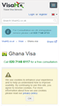 Mobile Screenshot of ghana.visahq.co.uk