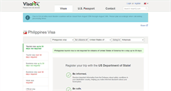 Desktop Screenshot of philippines.visahq.com