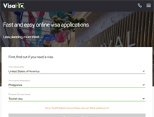 Tablet Screenshot of philippines.visahq.com
