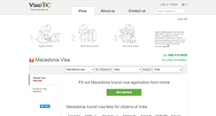 Desktop Screenshot of macedonia.visahq.in