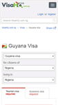 Mobile Screenshot of guyana.visahq.com.ng