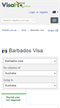 Mobile Screenshot of barbados.visahq.com.au