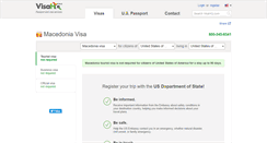 Desktop Screenshot of macedonia.visahq.com