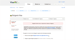 Desktop Screenshot of bulgaria.visahq.com.ng