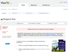 Tablet Screenshot of bulgaria.visahq.com.ng