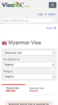 Mobile Screenshot of myanmar.visahq.com.ng