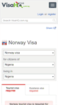 Mobile Screenshot of norway.visahq.com.ng