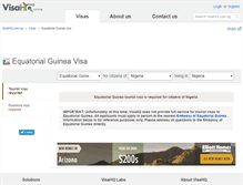 Tablet Screenshot of equatorial-guinea.visahq.com.ng