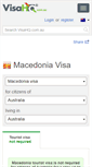 Mobile Screenshot of macedonia.visahq.com.au