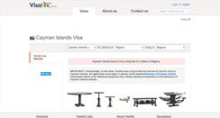 Desktop Screenshot of cayman-islands.visahq.com.ng