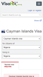 Mobile Screenshot of cayman-islands.visahq.com.ng