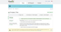 Desktop Screenshot of hungary.visahq.co.uk