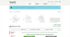Desktop Screenshot of belarus.visahq.ca