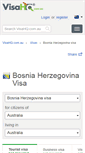 Mobile Screenshot of bosnia-herzegovina.visahq.com.au