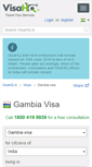 Mobile Screenshot of gambia.visahq.in