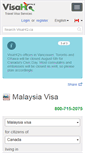 Mobile Screenshot of malaysia.visahq.ca
