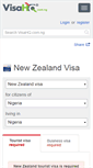 Mobile Screenshot of new-zealand.visahq.com.ng