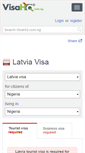 Mobile Screenshot of latvia.visahq.com.ng