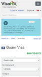 Mobile Screenshot of guam.visahq.ca