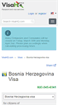 Mobile Screenshot of bosnia-herzegovina.visahq.com