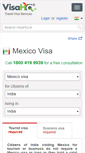 Mobile Screenshot of mexico.visahq.in