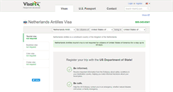 Desktop Screenshot of netherlands-antilles.visahq.com