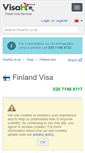 Mobile Screenshot of finland.visahq.co.uk