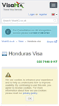 Mobile Screenshot of honduras.visahq.co.uk
