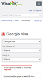 Mobile Screenshot of georgia.visahq.com.ng