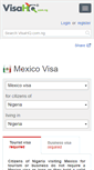 Mobile Screenshot of mexico.visahq.com.ng