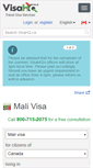 Mobile Screenshot of mali.visahq.ca