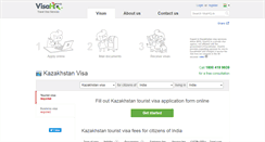 Desktop Screenshot of kazakhstan.visahq.in