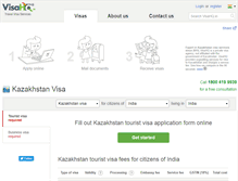 Tablet Screenshot of kazakhstan.visahq.in