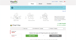 Desktop Screenshot of chad.visahq.ca
