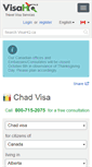 Mobile Screenshot of chad.visahq.ca