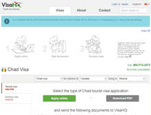 Tablet Screenshot of chad.visahq.ca