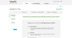 Desktop Screenshot of mexico.visahq.com