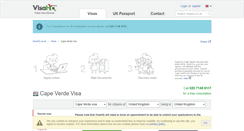 Desktop Screenshot of cape-verde.visahq.co.uk