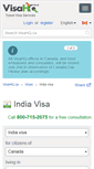 Mobile Screenshot of india.visahq.ca