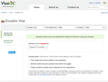Tablet Screenshot of ecuador.visahq.in