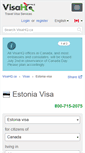 Mobile Screenshot of estonia.visahq.ca