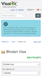 Mobile Screenshot of bhutan.visahq.ca